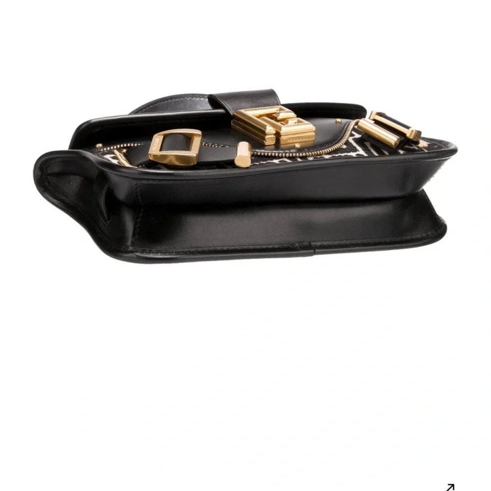 Balmain Black and Gold Shoulder Bag - Picture 5 of 6